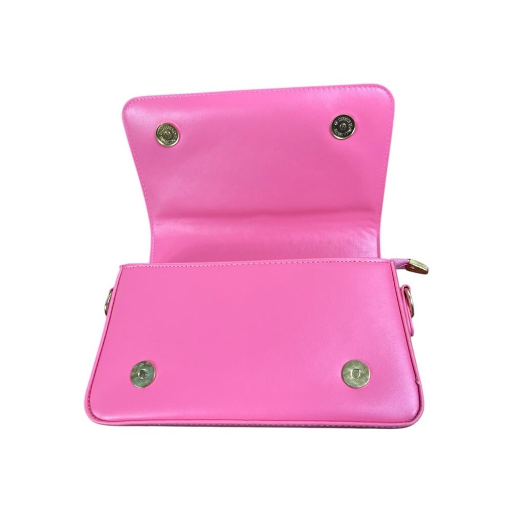 Designer Pink V Logo Shoulder Crossbody Bag - Picture 6 of 15